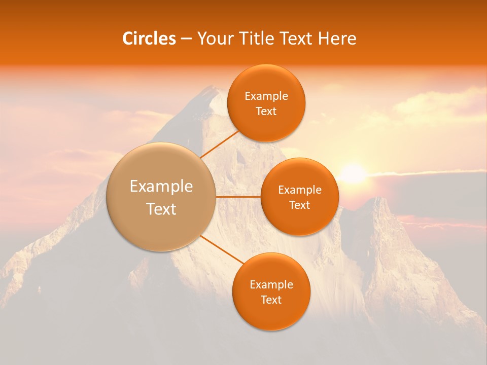 Snow Trek Altitude PowerPoint Template