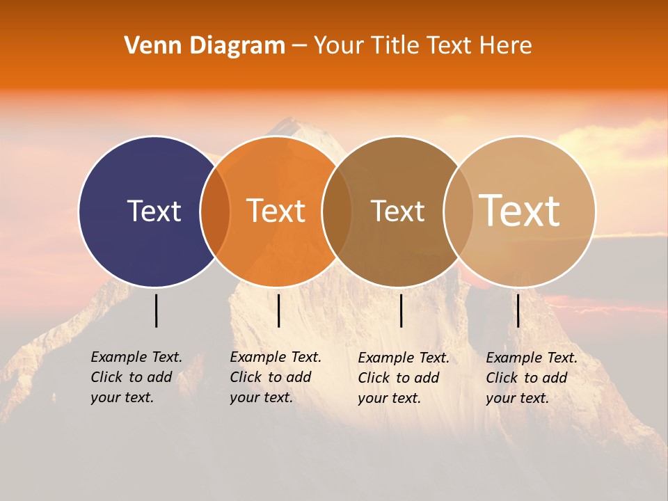 Snow Trek Altitude PowerPoint Template