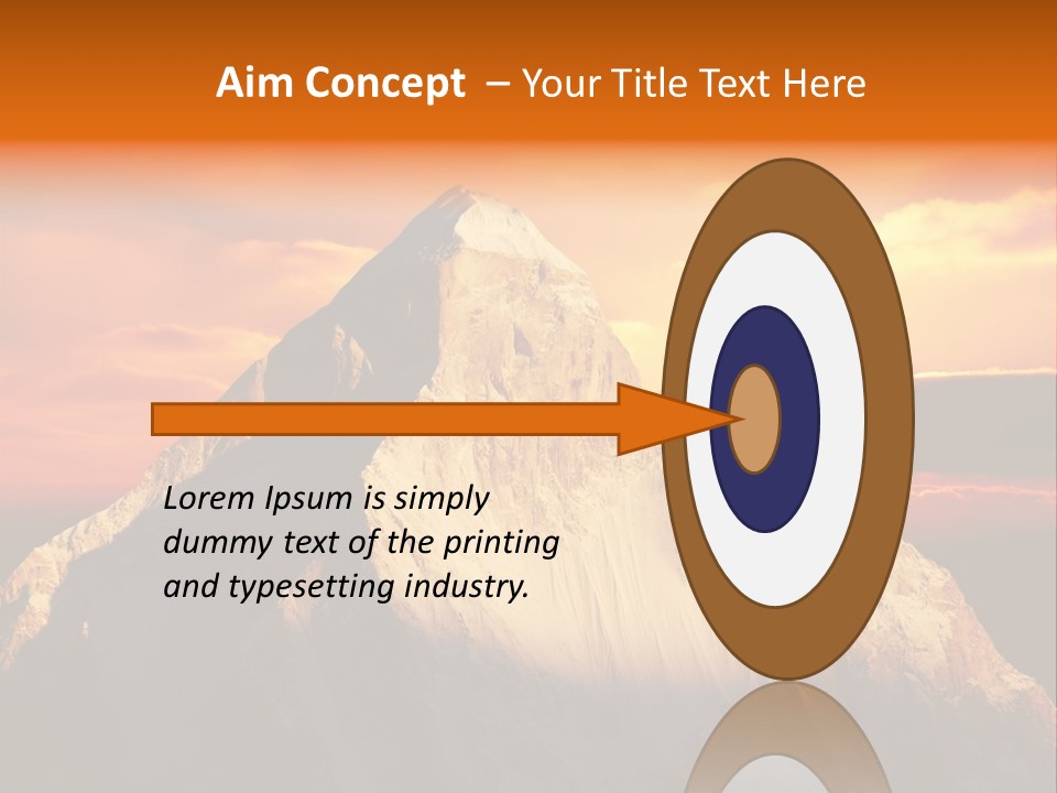 Snow Trek Altitude PowerPoint Template