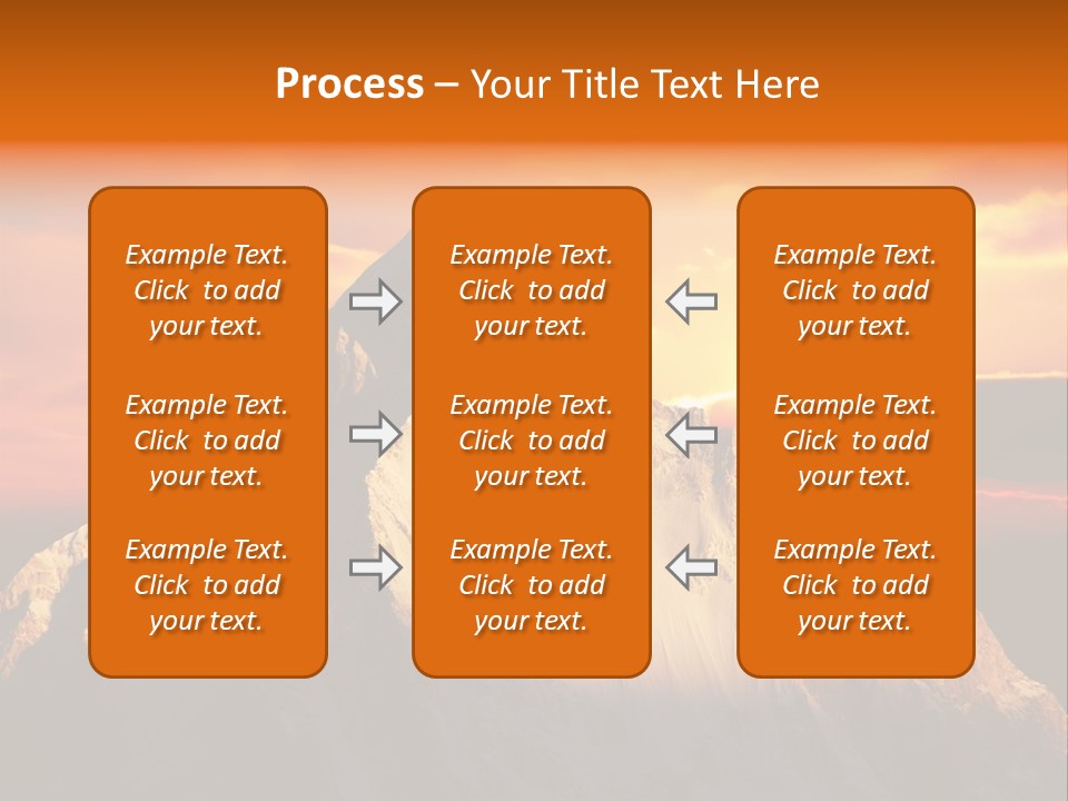 Snow Trek Altitude PowerPoint Template