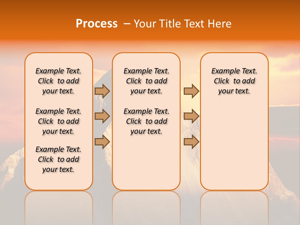 Snow Trek Altitude PowerPoint Template
