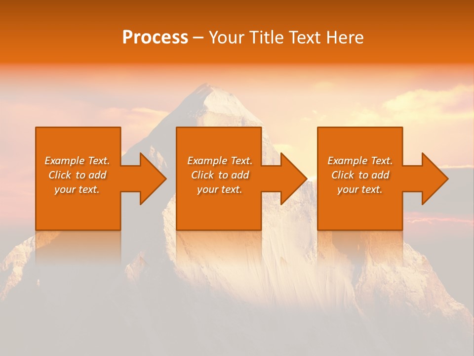 Snow Trek Altitude PowerPoint Template