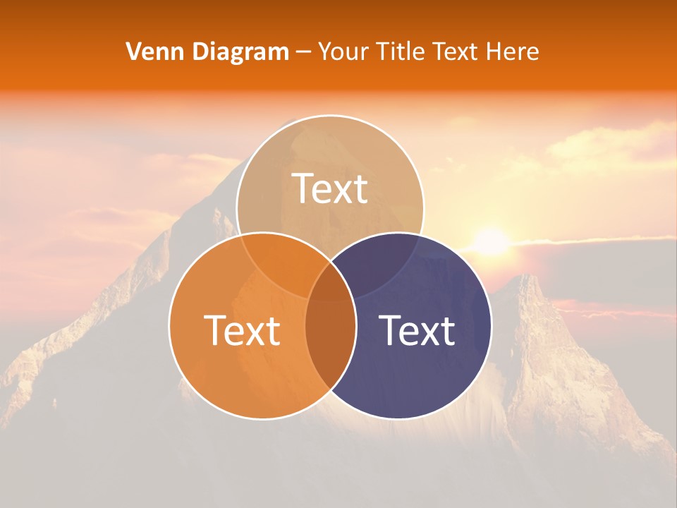 Snow Trek Altitude PowerPoint Template