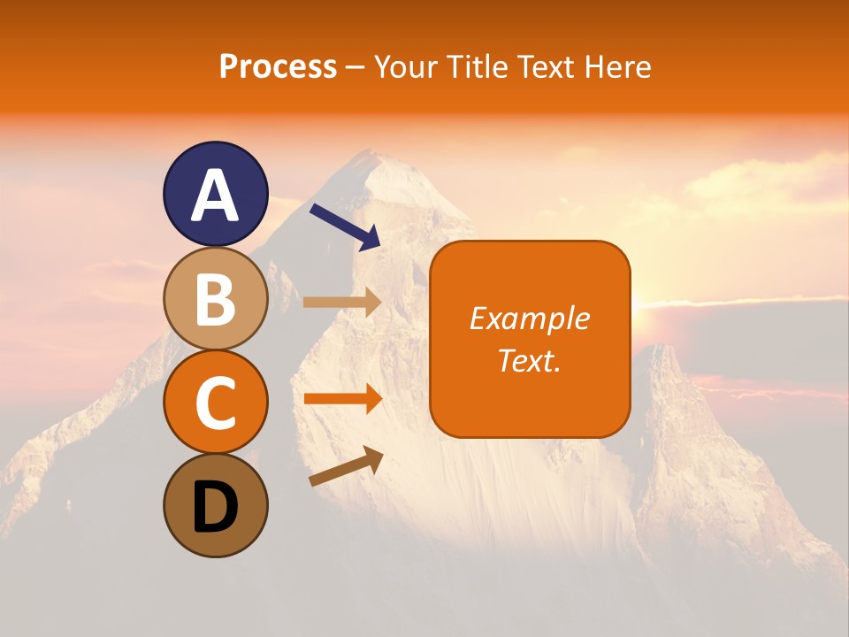 Snow Trek Altitude PowerPoint Template