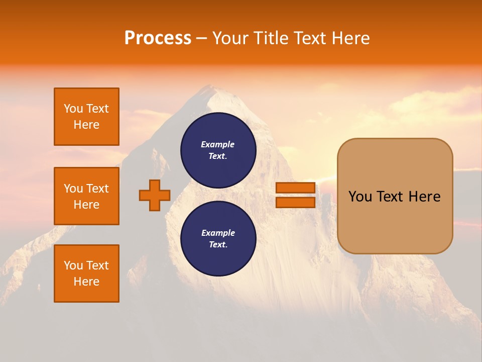 Snow Trek Altitude PowerPoint Template