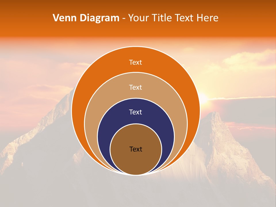 Snow Trek Altitude PowerPoint Template
