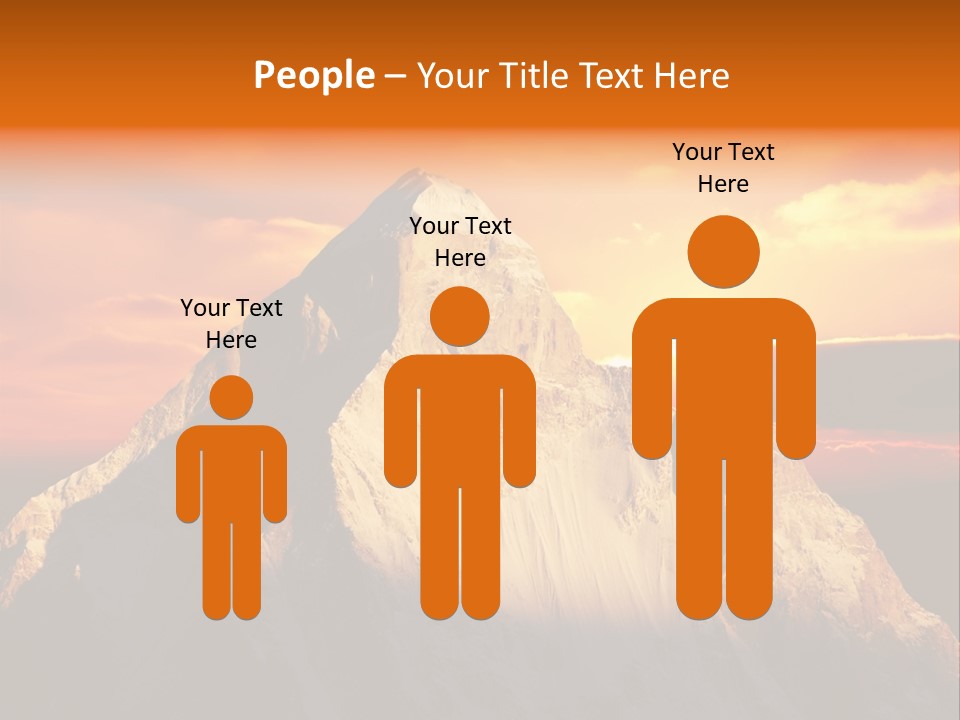 Snow Trek Altitude PowerPoint Template