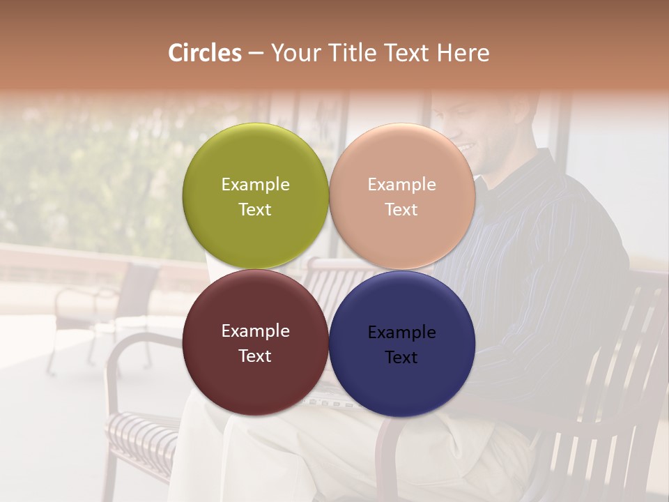 Businessman Portable Male PowerPoint Template