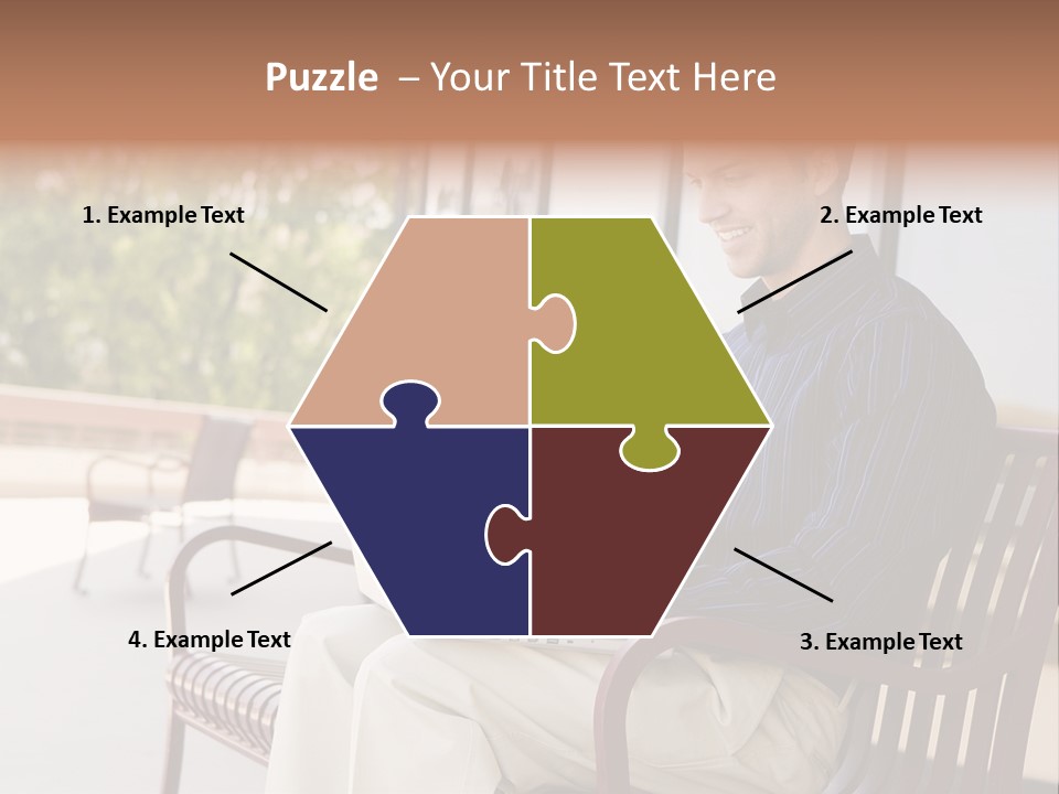 Businessman Portable Male PowerPoint Template