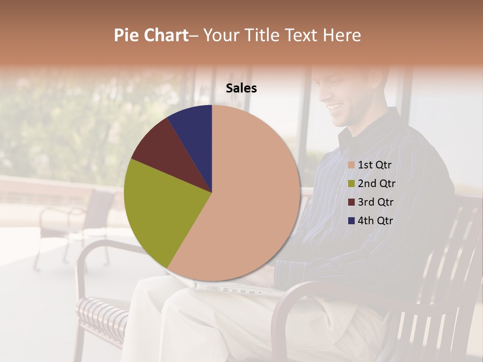 Businessman Portable Male PowerPoint Template