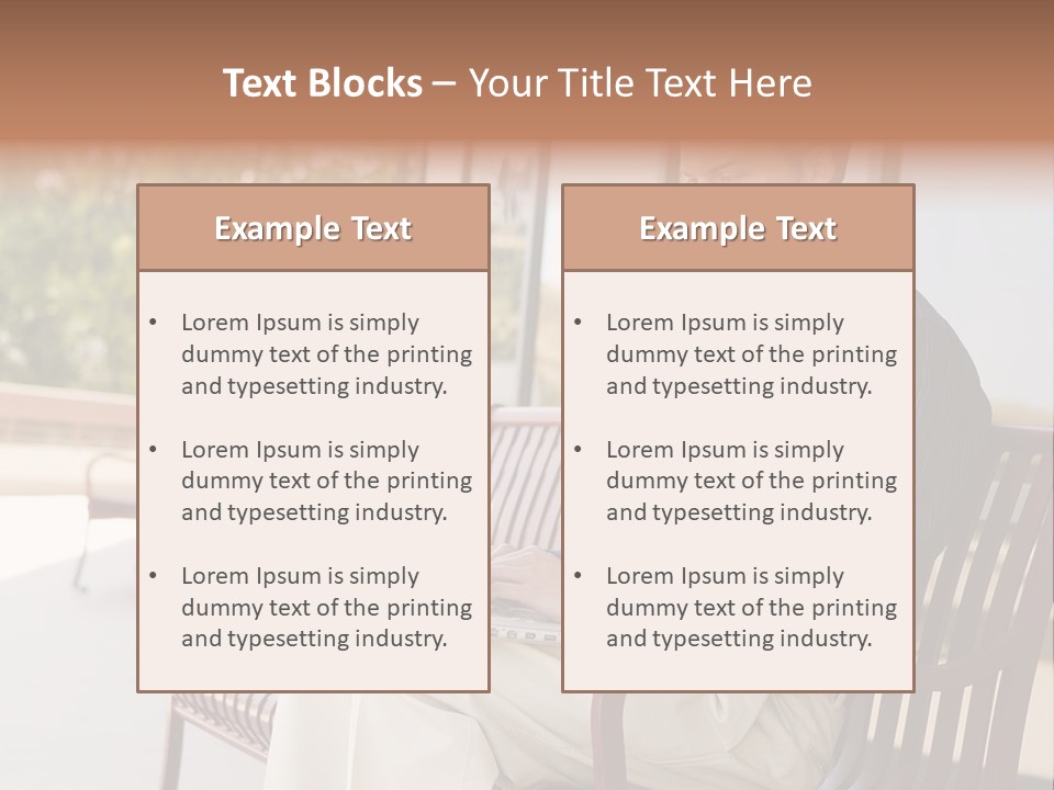 Businessman Portable Male PowerPoint Template