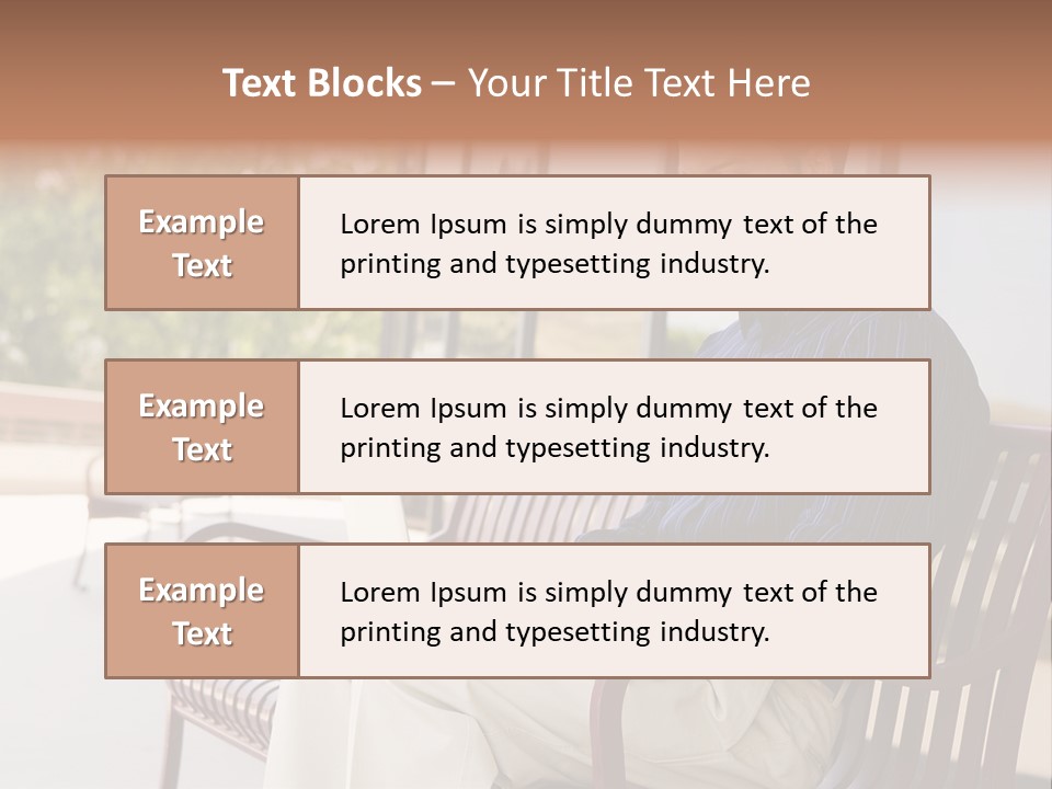 Businessman Portable Male PowerPoint Template