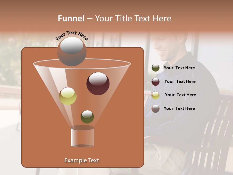 Businessman Portable Male PowerPoint Template