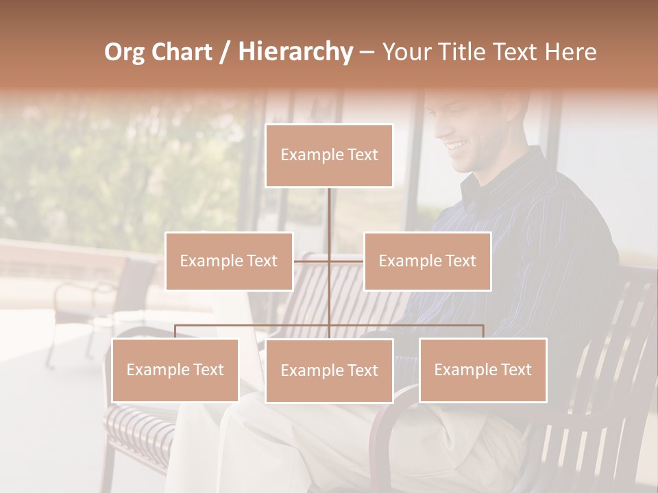 Businessman Portable Male PowerPoint Template