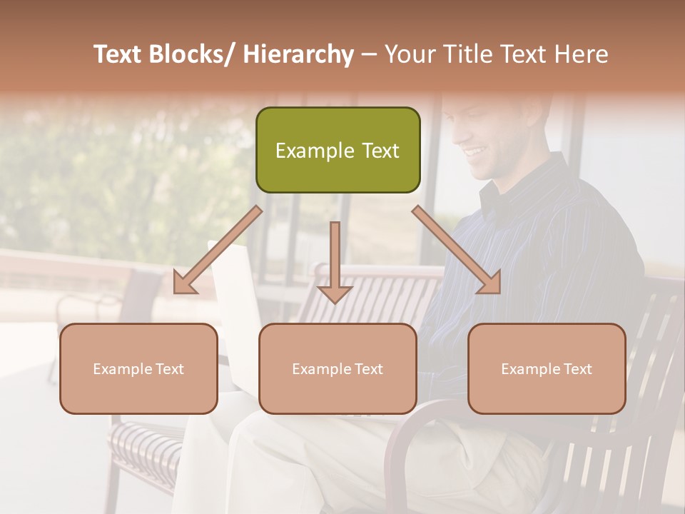 Businessman Portable Male PowerPoint Template