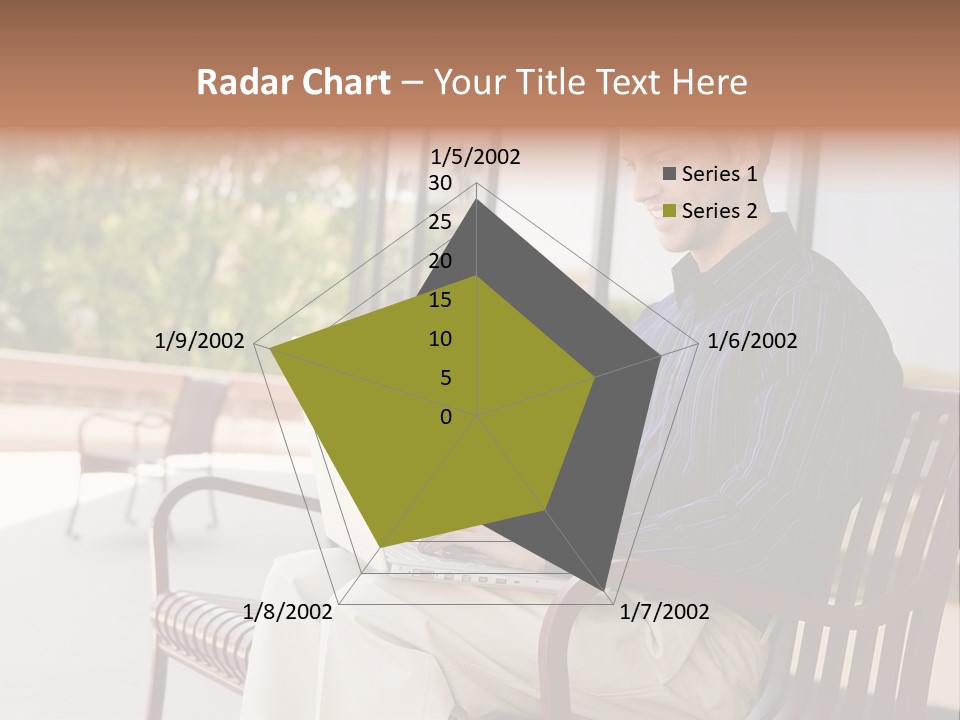 Businessman Portable Male PowerPoint Template