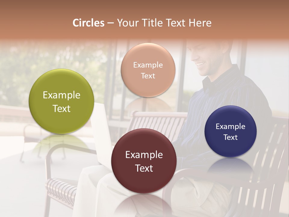 Businessman Portable Male PowerPoint Template