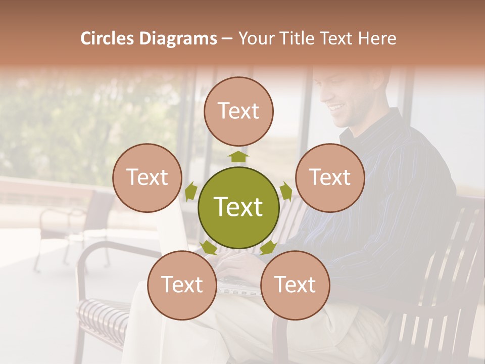 Businessman Portable Male PowerPoint Template