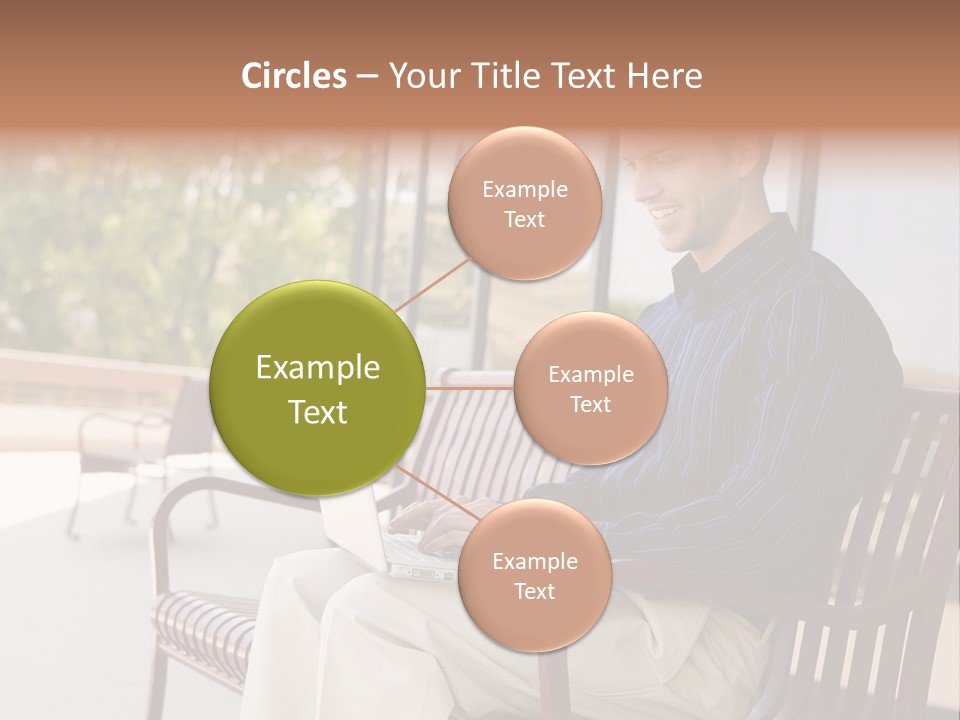 Businessman Portable Male PowerPoint Template