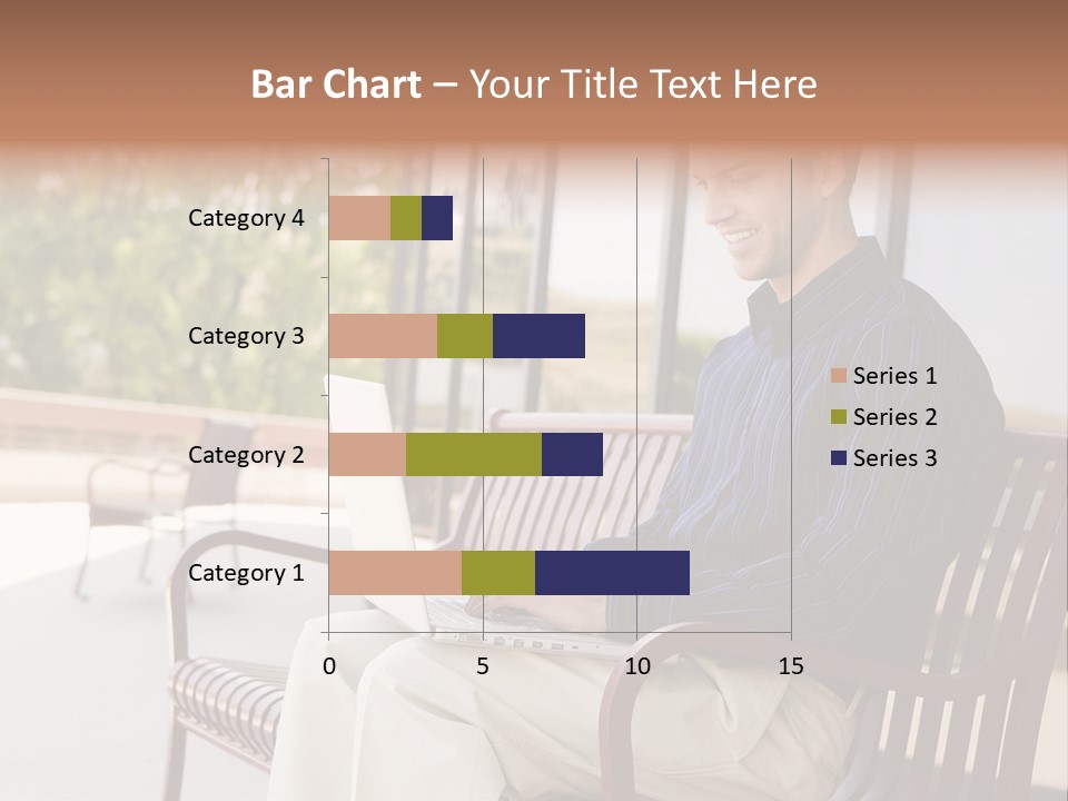Businessman Portable Male PowerPoint Template