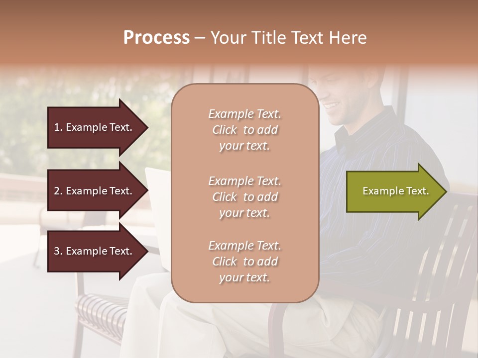 Businessman Portable Male PowerPoint Template