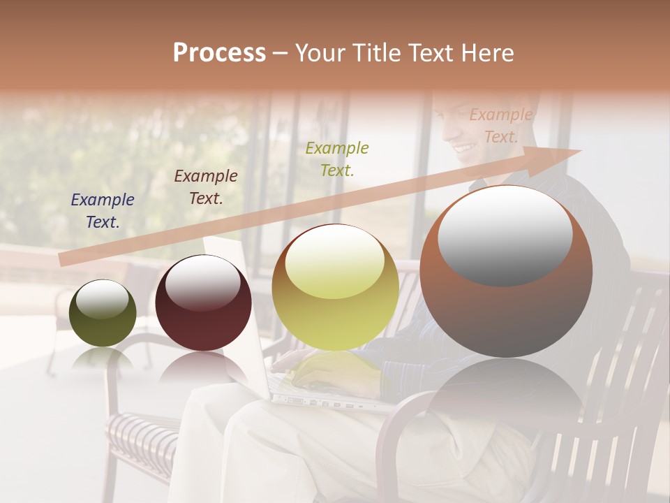 Businessman Portable Male PowerPoint Template