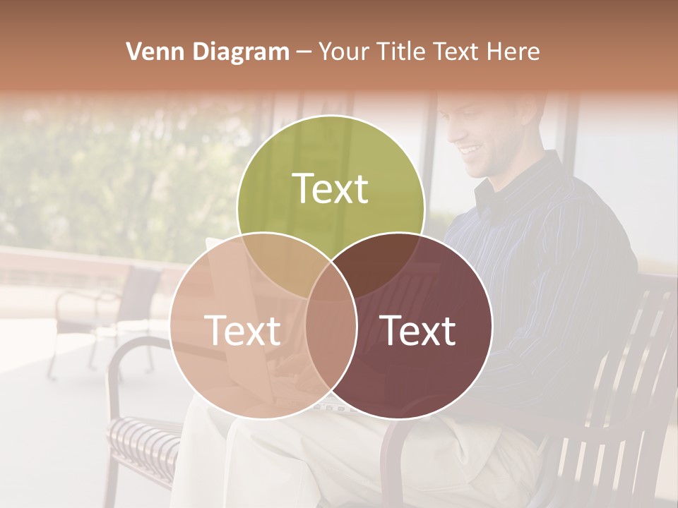 Businessman Portable Male PowerPoint Template