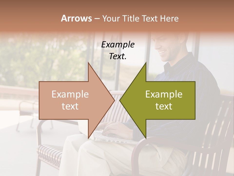 Businessman Portable Male PowerPoint Template