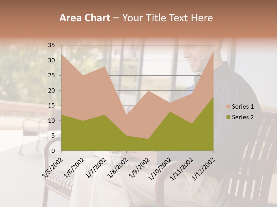 Businessman Portable Male PowerPoint Template