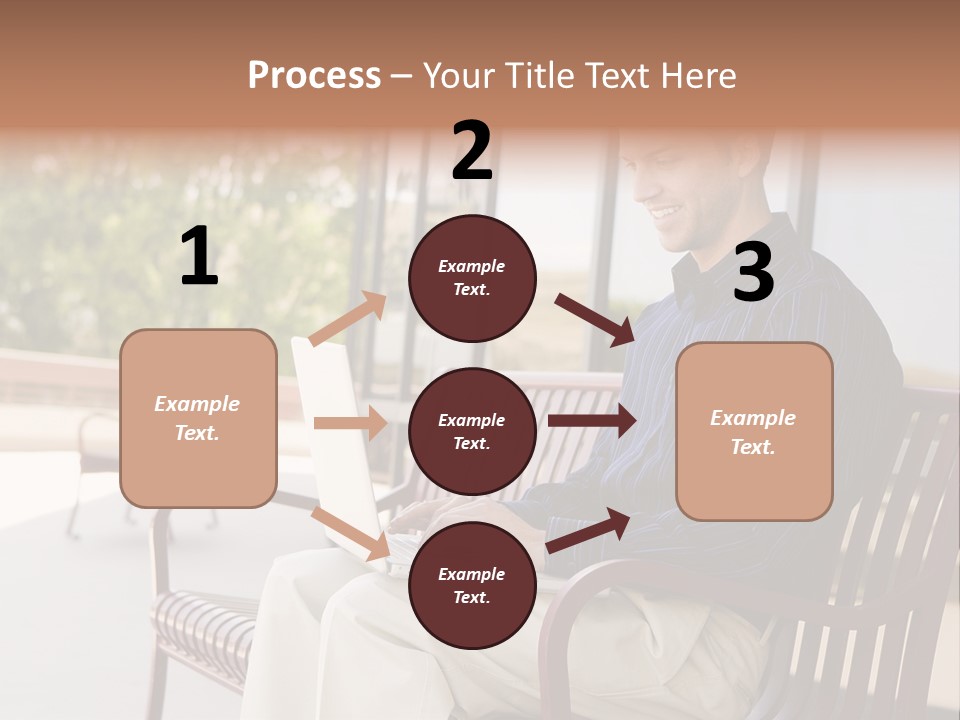 Businessman Portable Male PowerPoint Template