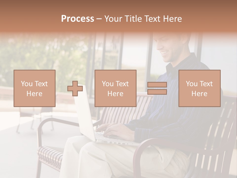 Businessman Portable Male PowerPoint Template