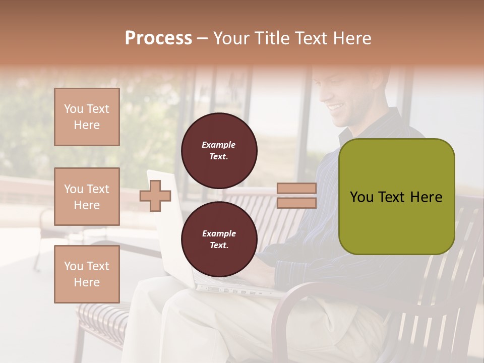 Businessman Portable Male PowerPoint Template