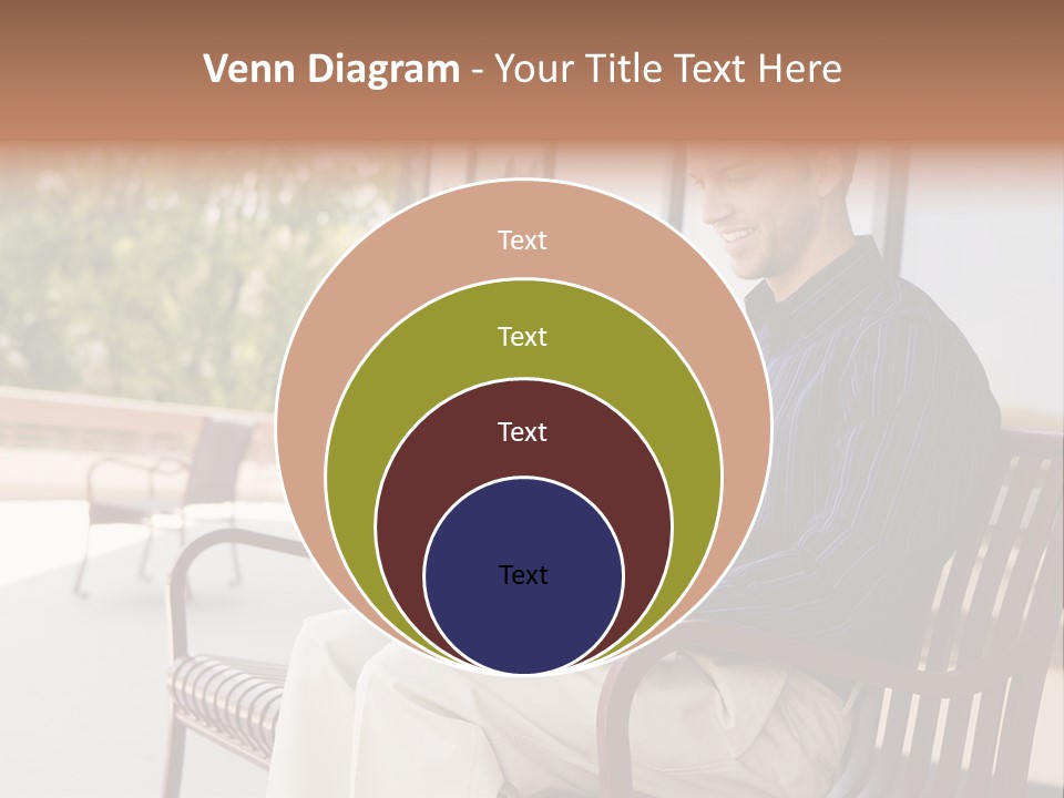 Businessman Portable Male PowerPoint Template