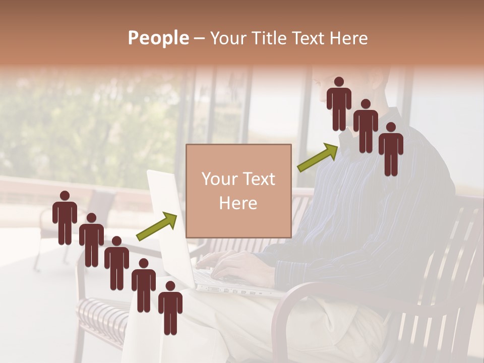 Businessman Portable Male PowerPoint Template