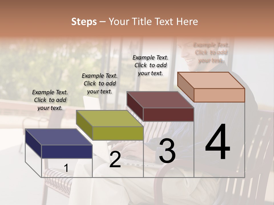 Businessman Portable Male PowerPoint Template