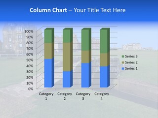 Green Stone Course PowerPoint Template