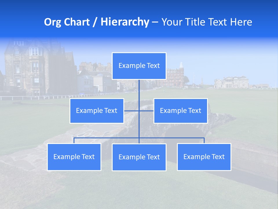 Green Stone Course PowerPoint Template