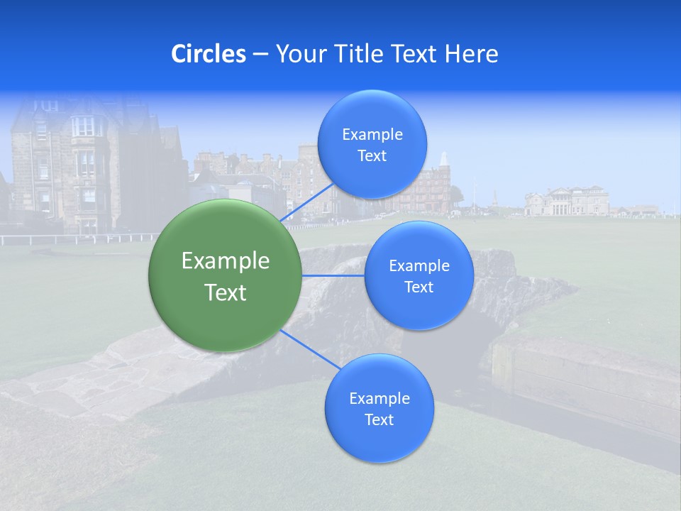 Green Stone Course PowerPoint Template