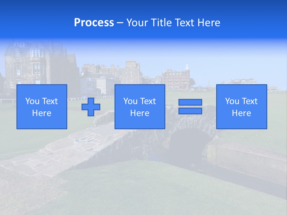 Green Stone Course PowerPoint Template