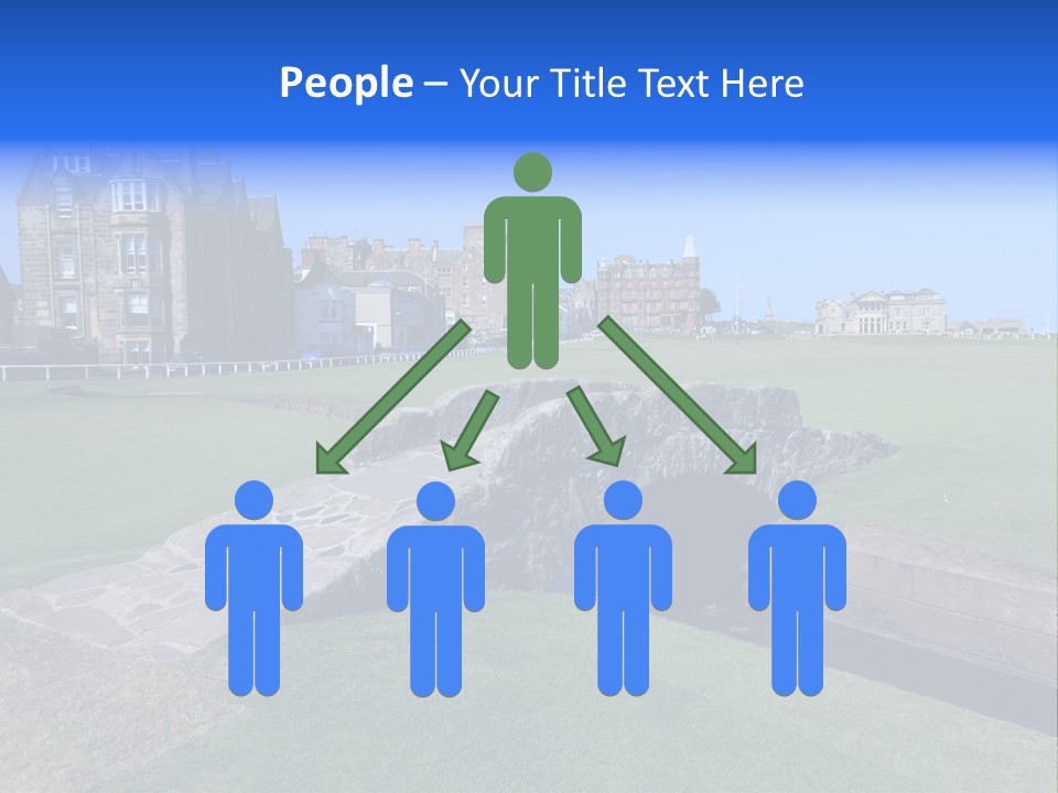 Green Stone Course PowerPoint Template