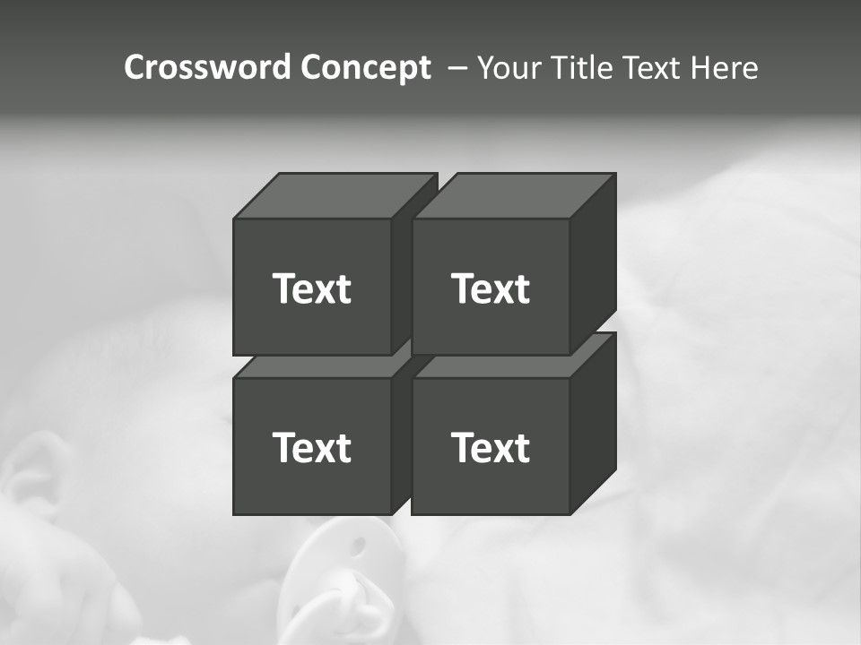 Beard Hold Joy PowerPoint Template