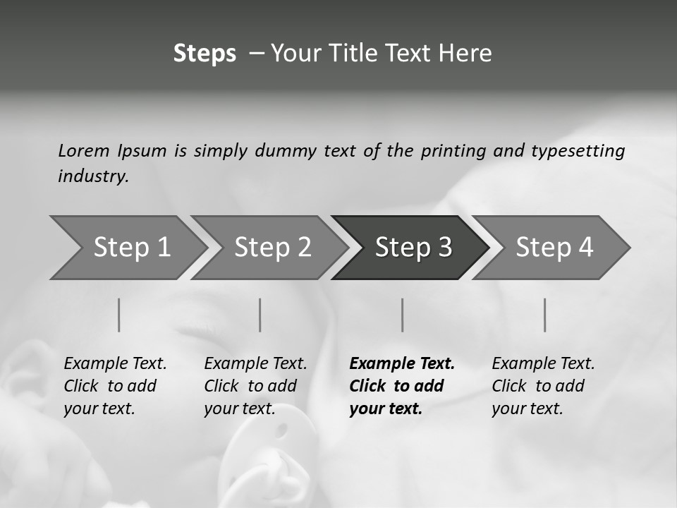 Beard Hold Joy PowerPoint Template