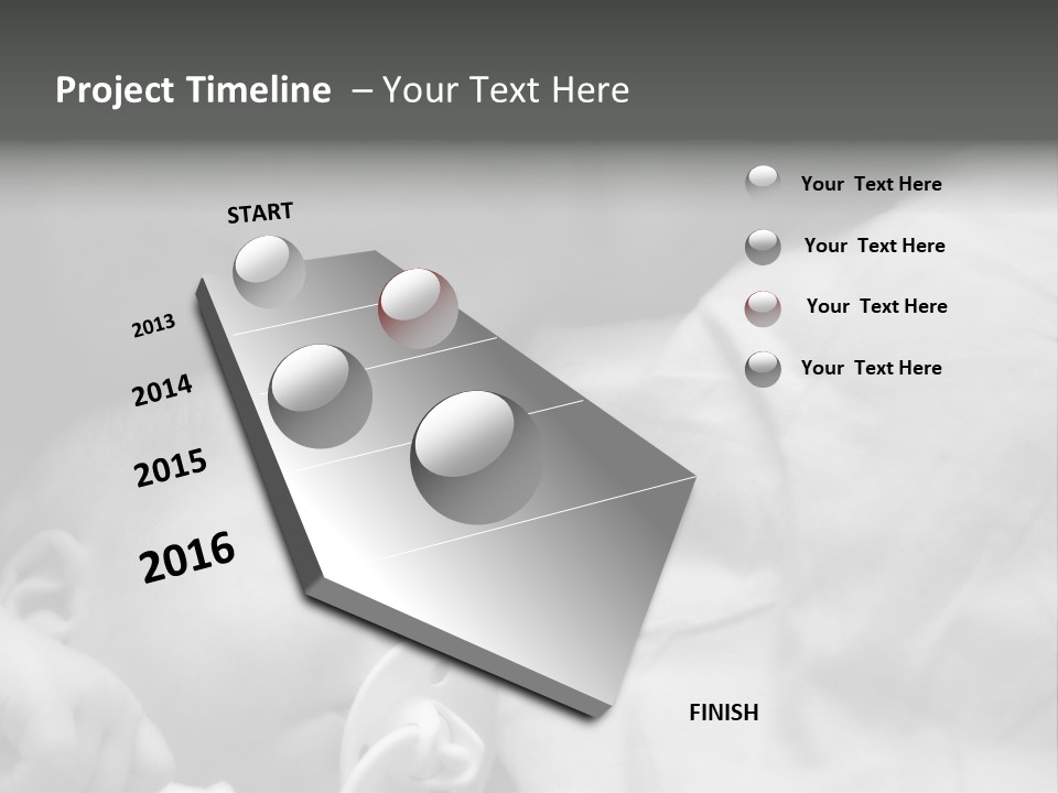 Beard Hold Joy PowerPoint Template