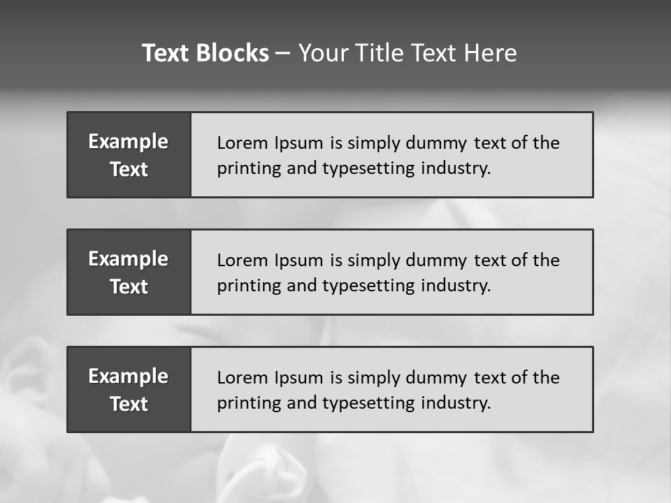 Beard Hold Joy PowerPoint Template