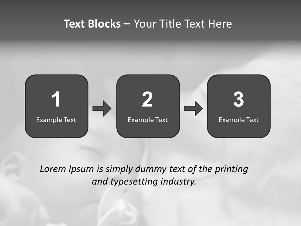Beard Hold Joy PowerPoint Template