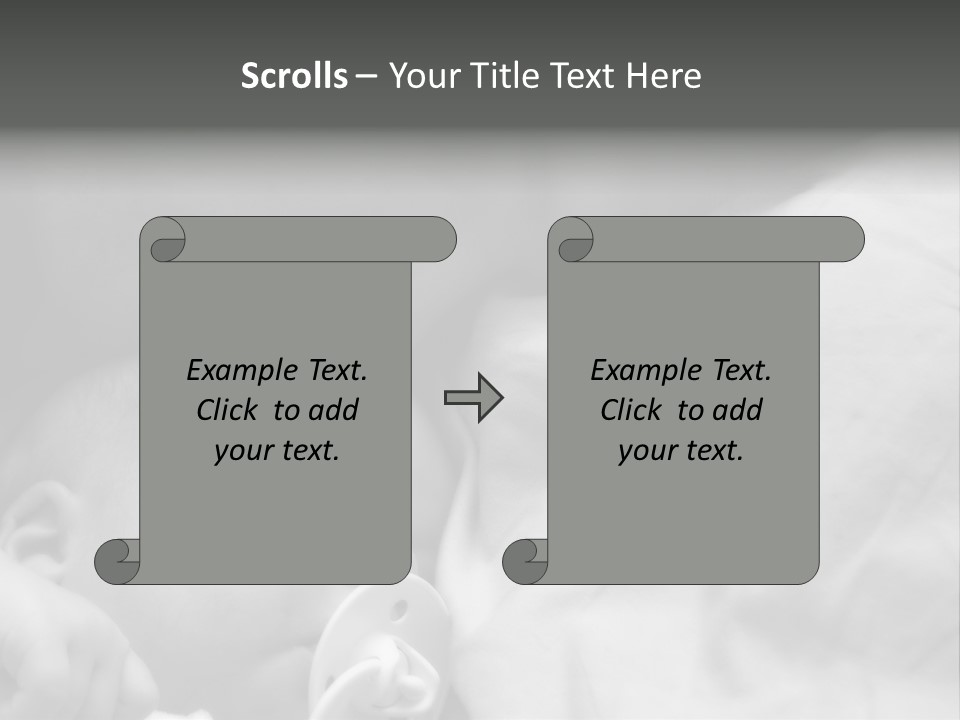 Beard Hold Joy PowerPoint Template