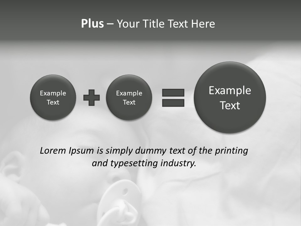 Beard Hold Joy PowerPoint Template