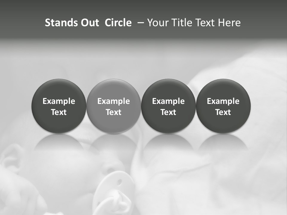 Beard Hold Joy PowerPoint Template