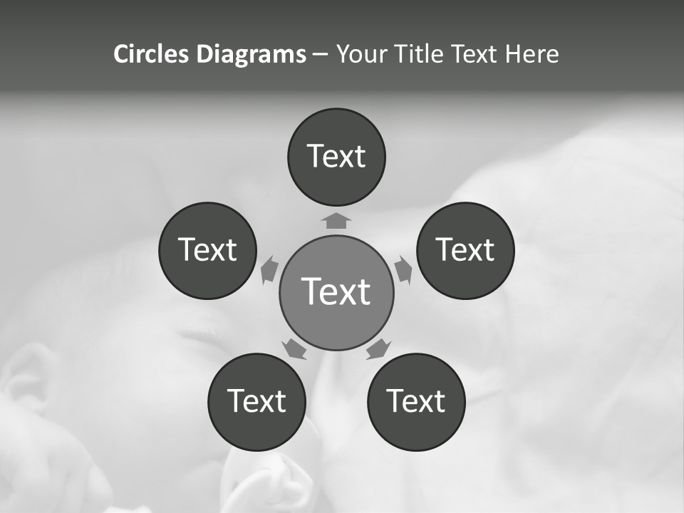 Beard Hold Joy PowerPoint Template