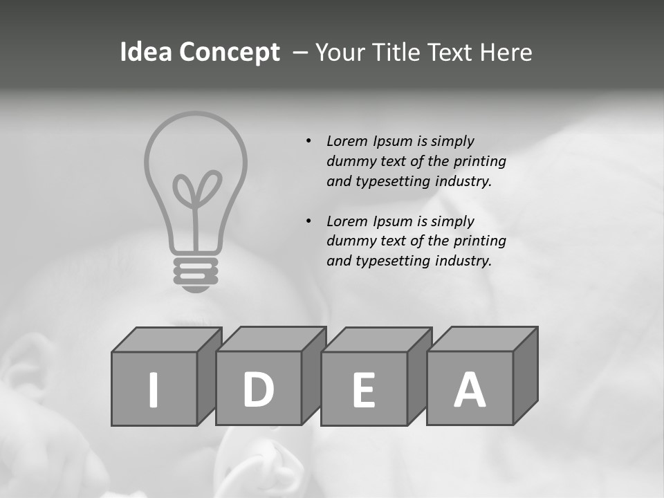 Beard Hold Joy PowerPoint Template